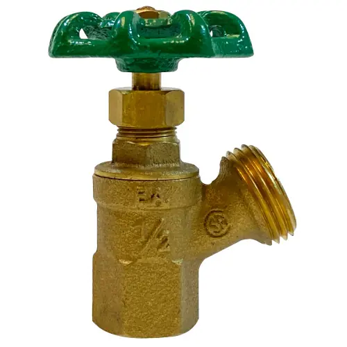 Best Choice Midland Metal 942164LF Boiler Drain Valve, 1/2 in Nominal Pipe, FIP, Lead-Free Brass Body