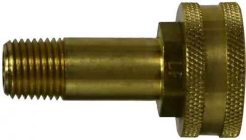 AMC 707420-1204 Swivel Adapter, 3/4 in FGH x 1/4 in MIP, Brass Must Have