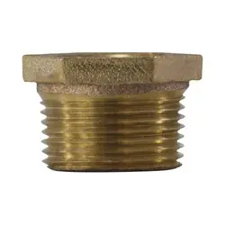 Crafted Midland Metal 38110-4020 Hex Bushing, 2-1/2 in 1/4 in, Bronze