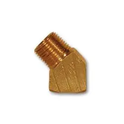 Midland Metal LF124-8 MAF/USA Lead-Free 45 Street Elbows, MAF/USA LF PIPE, 1/2 Lf B/Stk 45 Street Elbow, MAF/USA Brass Fittings Final Sale