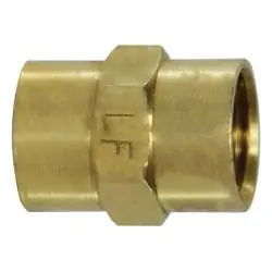 Big Sale AMC 706103-06 Pipe Coupling, 3/8 in FPT x 3/8 in FPT, 1 in, Brass