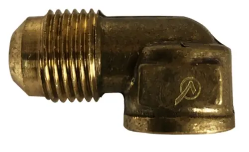 AMC 704050-1212 90 deg Elbow, 3/4 in 45 deg Female Flared x 3/4 in FIP, Brass Seasonal Sale