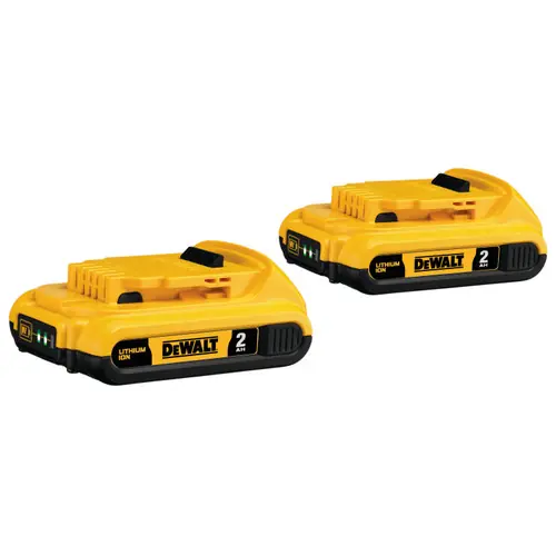 Final Sale Dewalt DCB203-2 20V Max 2.0Ah Li-Ion Battery 2 Pack