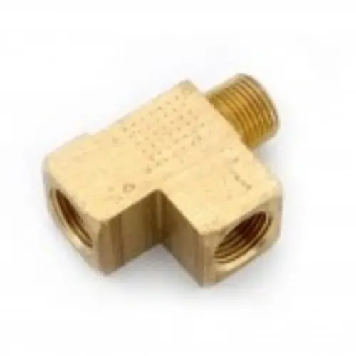 AMC 706127-12 Barstock Street Tee, 3/4 in FPT x 3/4 in MPT x 3/4 in FPT, Brass Express Delivery