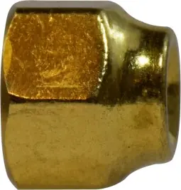 Seasonal Sale Midland Metal 10059 Hex Reducing Nut, 1/4 x 3/16 in SAE 45 deg Female Flared, Brass