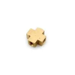 AMC 706102-12 Pipe Cross, 3/4 in FIP x 3/4 in FIP x 3/4 in FIP x 3/4 in FIP, Brass Limited Offer