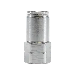Must Have Midland Metal 20032NIC Adapter with Nickel Collet, 1/8 in Push to Connect x 1/8 in FPT, Brass, Nickel-Plated