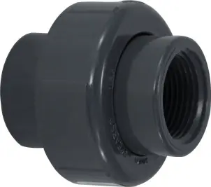 Midland Metal 898015 Union, 1-1/2 in FIP x 1-1/2 in FIP, PVC, SCH 80 Schedule One Day Deal