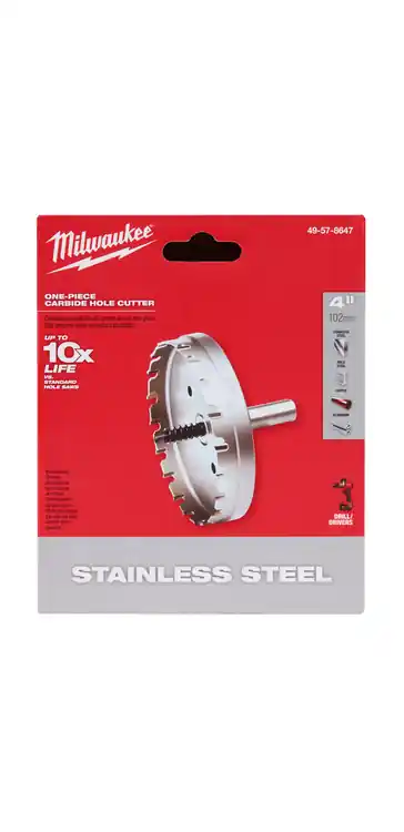 Milwaukee Tool 49-57-8647 4" One-Piece Carbide Hole Cutter Grab Now