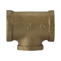 Midland Metal 80106-321620 Reducing Tee, 2 in 1 in 1-1/4 in, Bronze Time-Limited