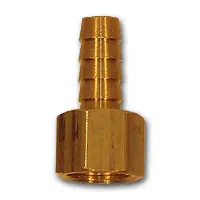 Midland Metal 29FS-22 Hose to Ball End Swivels, MAF/USA HOSE BARB, 1/8 Hid x 1/8 Npsm Fe Ball End, MAF/USA Brass Fittings Popular