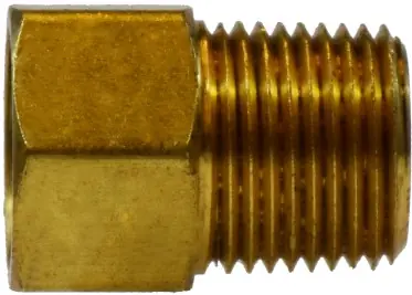 Bargain Midland Metal 12106 Adapter, 7/8 in Inverted Flared x 3/4 in MPT, Brass
