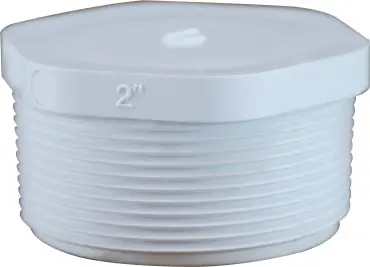Midland Metal 55512 Plug, 3 in MPT, PVC, SCH 40 Schedule Crafted