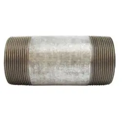 Grab Now Midland Metal 56218 Welded Pipe Nipple, 3 in MPT x 3 in MPT, 60 in L, Steel, Galvanized, SCH 40 Schedule