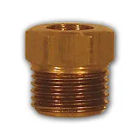 Next Day Delivery Midland Metal 41IFB-4 MAF/USA INV Nuts, MAF/USA INVERTED FLARE, 1/4 Brass Inverted Flare Nut, MAF/USA Brass Fittings