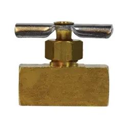 Midland Metal 1/8 BRASS NEEDLE VALVE - FPT X FPT - 31NV New Arrival