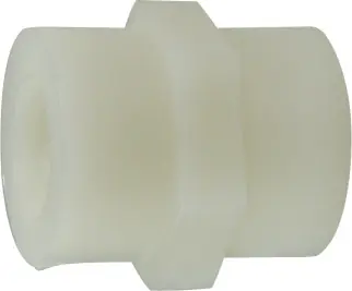 Midland Metal 28777W Reducer Coupling, 3/4 in FPT x 3/8 in FPT, Nylon Deal