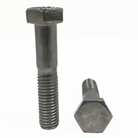 Time-Limited M6-1.00 x 50 mm Hex Cap Screws, 316 Stainless Steel A4, Partial Thread, Coarse (UNC), DIN 931, Qty 100