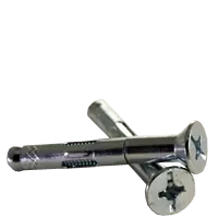 Save Now 1/4" x 4" Sleeve Anchor, Phillips/Slotted Combo Flat Head, Zinc Cr+3, Qty 100