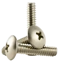 New Release 10-24 x 7/8" Machine Screws, Phillips Truss Head, 18-8 Stainless Steel, Full Thread, Coarse (UNC), Qty 500