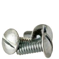 6-32 x 2" Machine Screws, Slotted Truss Head, Zinc Cr+3, Full Thread, Qty 100 High Quality
