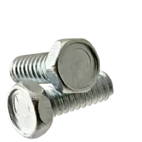 1/4"-20 x 3/4" Machine Screws, Unslotted Indented Hex Head, Zinc Cr+3, Full Thread, Coarse (UNC), Qty 100 Buy Today