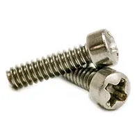 Top Rated 4-40 x 1/2" Machine Screws, Phillips Fillister Head, 18-8 Stainless Steel A2, Full Thread, Qty 1000