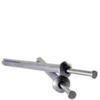 3/16" x 7/8" Hammer Drive Anchors, Mushroom Head, Zinc, Alloy Steel, w/ Zinc Plated Steel Nails, Qty 100 Top Rated