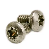 Same Day Shipping 10-32 x 5/16" Machine Screws, Torx Drive Pan Head, T25 Drive 6-Lobe, 18-8 Stainless Steel A2, Full Thread, Qty 1000