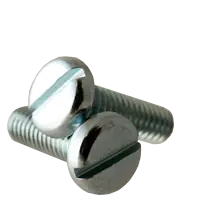 10-32 x 1/4" Machine Screws, Slotted Pan Head, Zinc Cr+3, Full Thread, Qty 100 Bargain