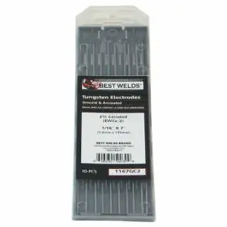 Top Rated Best Welds 900-1167GC2 1/16 X 7 2% Ceriated Tungsten 10/Pk (1 PK)