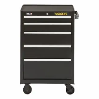 Stanley STST22753BK 26In 5 Drawer Cabinet -Black Next Day Delivery
