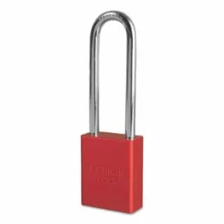 Hot Picks American Lock A1107RED Aluminum Padlock - Red3" Shackle