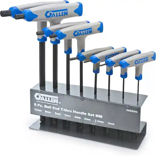 8 PC. MET BALL-PLUS CUSHGRIP T-THROUGH HDL ST High Quality