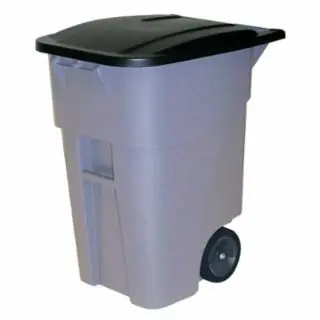 Rubbermaid Commercial FG9W2273BLUE Brute Rollout Contr 95 Gal Weekend Sale