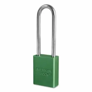 Instant Buy American Lock A1107GRN Aluminum Padlock Green Boxed 3"Shackle S