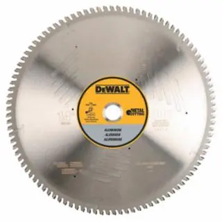 Dewalt DWA7889 14 In 100T Alum Mtl Cut1In Arbor Bargain