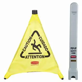 New Arrival Rubbermaid Commercial FG9S0100YEL Caution Sign Pop-Up Wetfloor 30In/73Cm