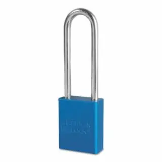 Bargain American Lock A1107BLU Aluminum Padlock - Blue3" Shackle