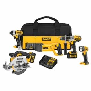 Dewalt DCK592L2 20V Max Premium 5-Tool Combo Kit Free Returns