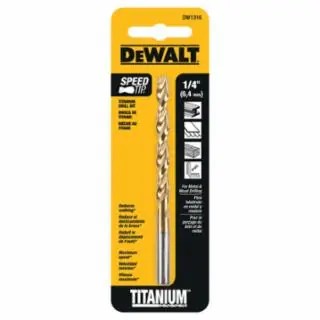 Dewalt DW1316 1/4" Titanium Drill Bit One Day Deal
