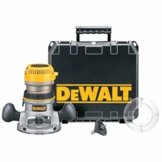 Popular Dewalt DW618K 2-1/4 Hp Electronic Vs Fixed Base Router Kit