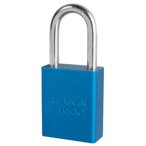 American Lock S1106BLU Blu Alum Safety Pl W/11/2In Shckl Key Retaining Trusted Brand
