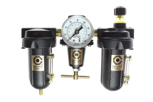 Brand New Coilhose Pneumatics 8884AAGM 17020 1/2" Filter/Reg/Lub Trio W/Metal Bowl