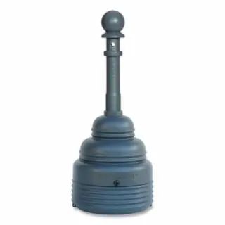 In Demand Eagle 1208GRAY Safesmoker Receptacle Poly W/Metal Bucket-Gray