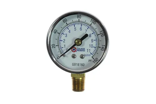 Coilhose Pneumatics GB18160 30382 2" Chr Bdy 1/8 Botmnt 0-160Ps Hot Deal