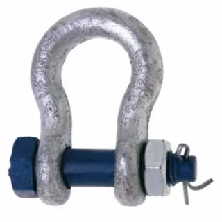 Top Rated Campbell 5392435 999 1-1/2" 17T Anchor Shackle W/Safe Pin Carbon