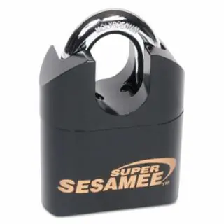Ccl K646 Super Sesamee Padlock 1"Shackle 7/16 Dia Black New Arrival