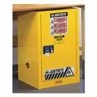 Discount Justrite 891220 12G Cab Sc Yl Flam Safeex