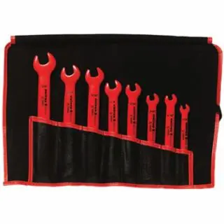 Buy Online Knipex 98 99 13 S4 8 Pc Open End Wrench Set, SAE, 1000V Insulated
